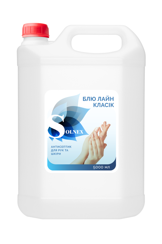 Антисептик спиртовий "БЛЮ ЛАЙН КЛАСІК", каністра, 5000 мл